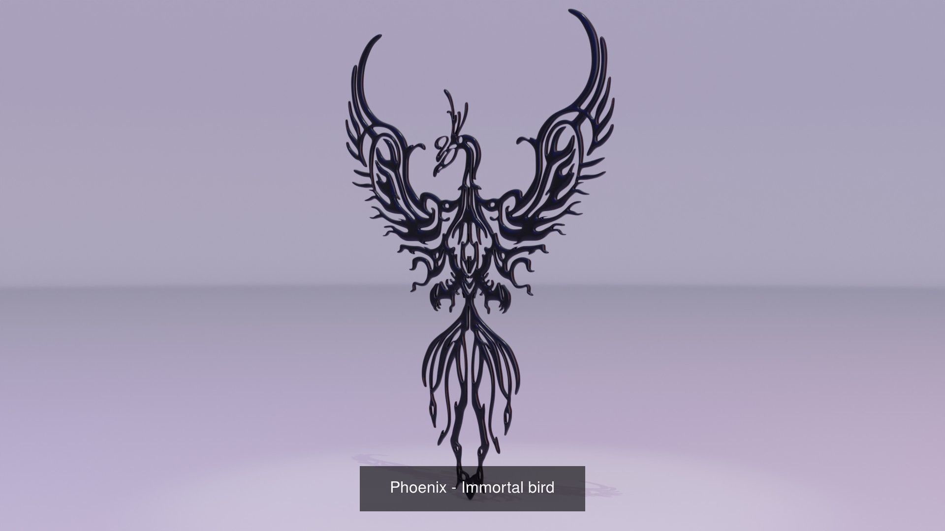 Phoenix - Immortal bird 3D Model Collection_2