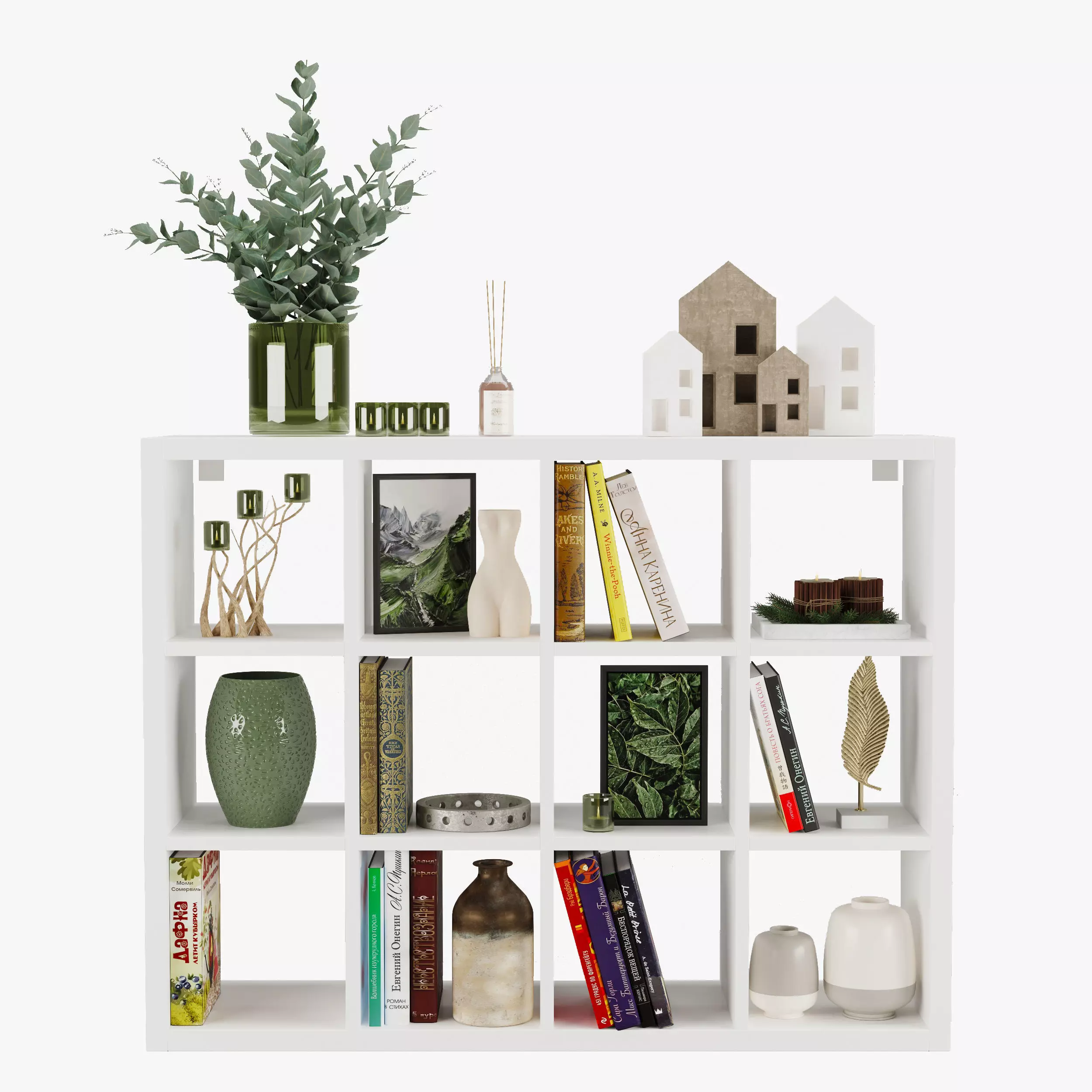 Bookcase KALLAX Ikea 3D model_0