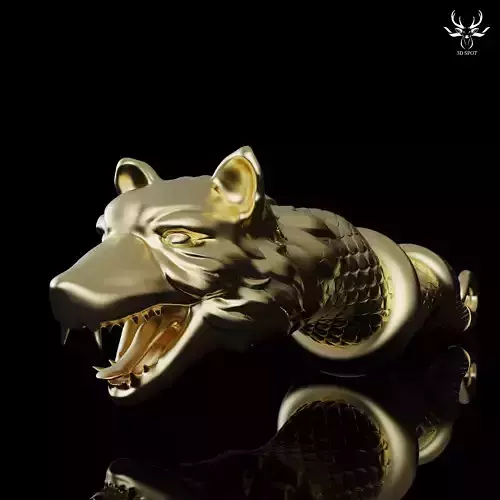 Dacic Wolf keyring