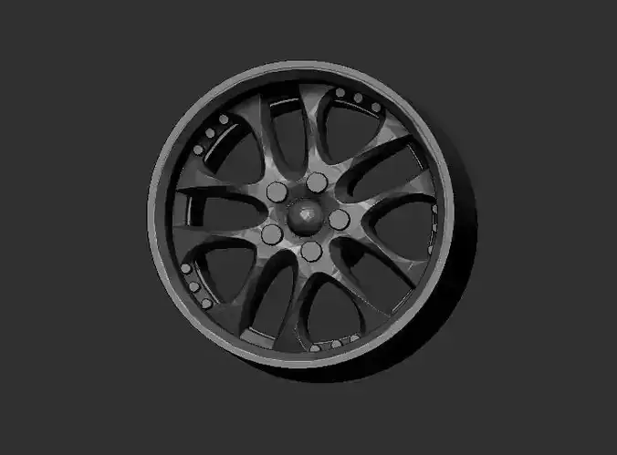SSR Agle Minerva Wheels Rims 3D Print Ready Model 3D print model