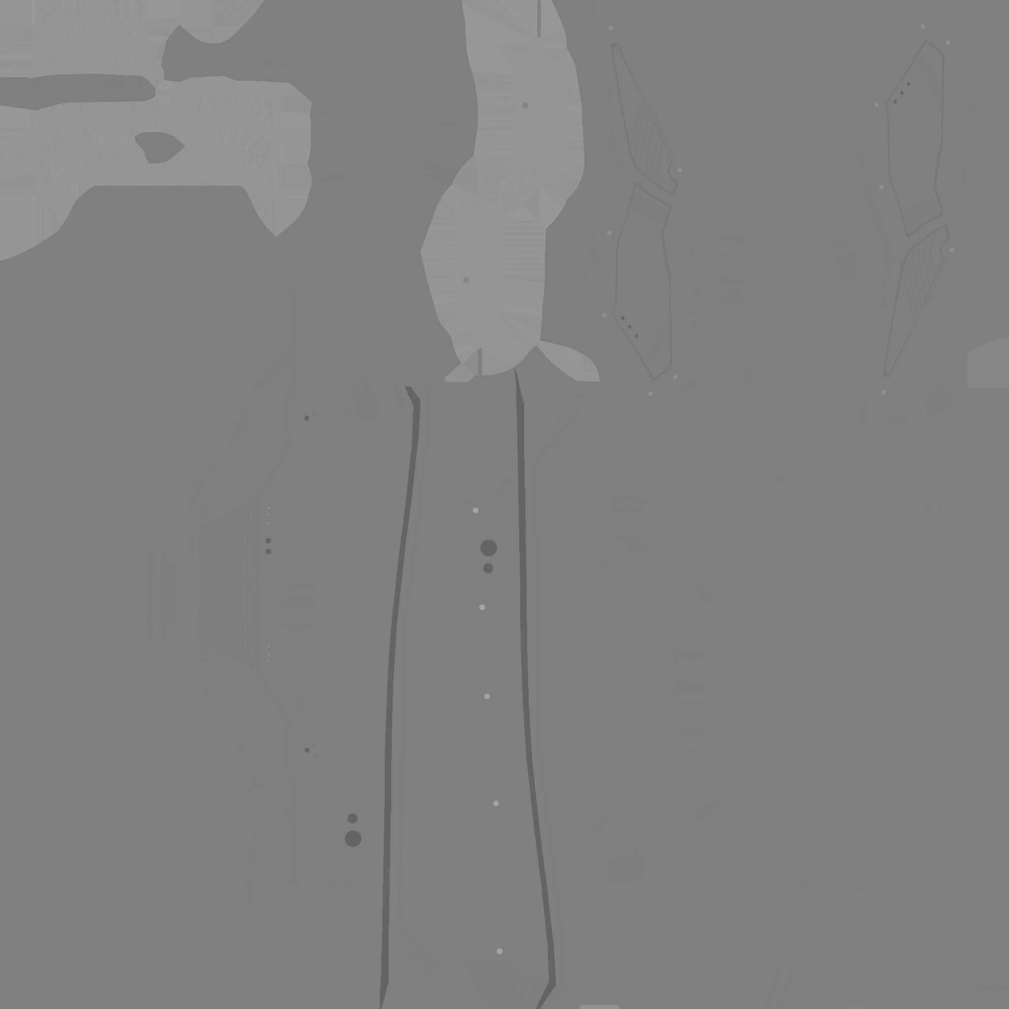 SciFi Glasses F06 Dark Steel - Character Design Fashion Low-poly 3D model_19