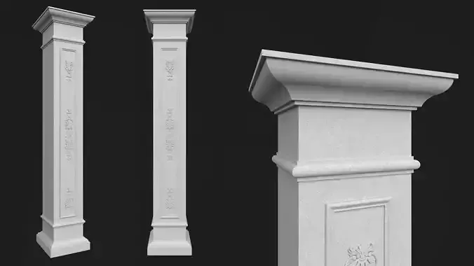 Column Decorative 8 3D model