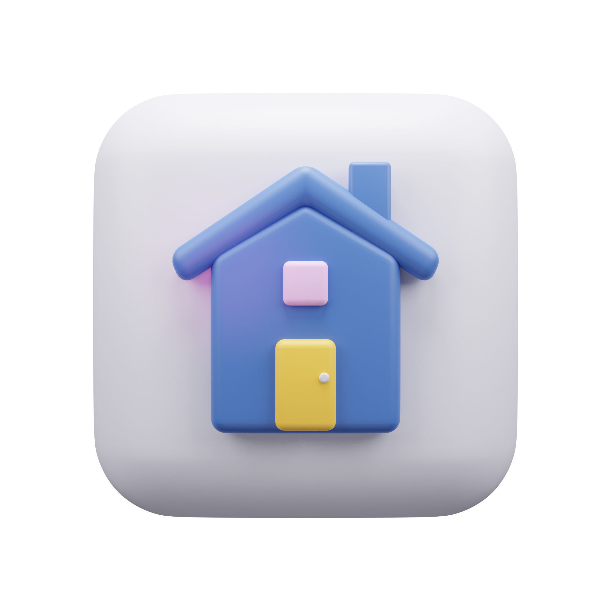 Contact Us Icon Pack 3D Model Low-poly 3D model_14