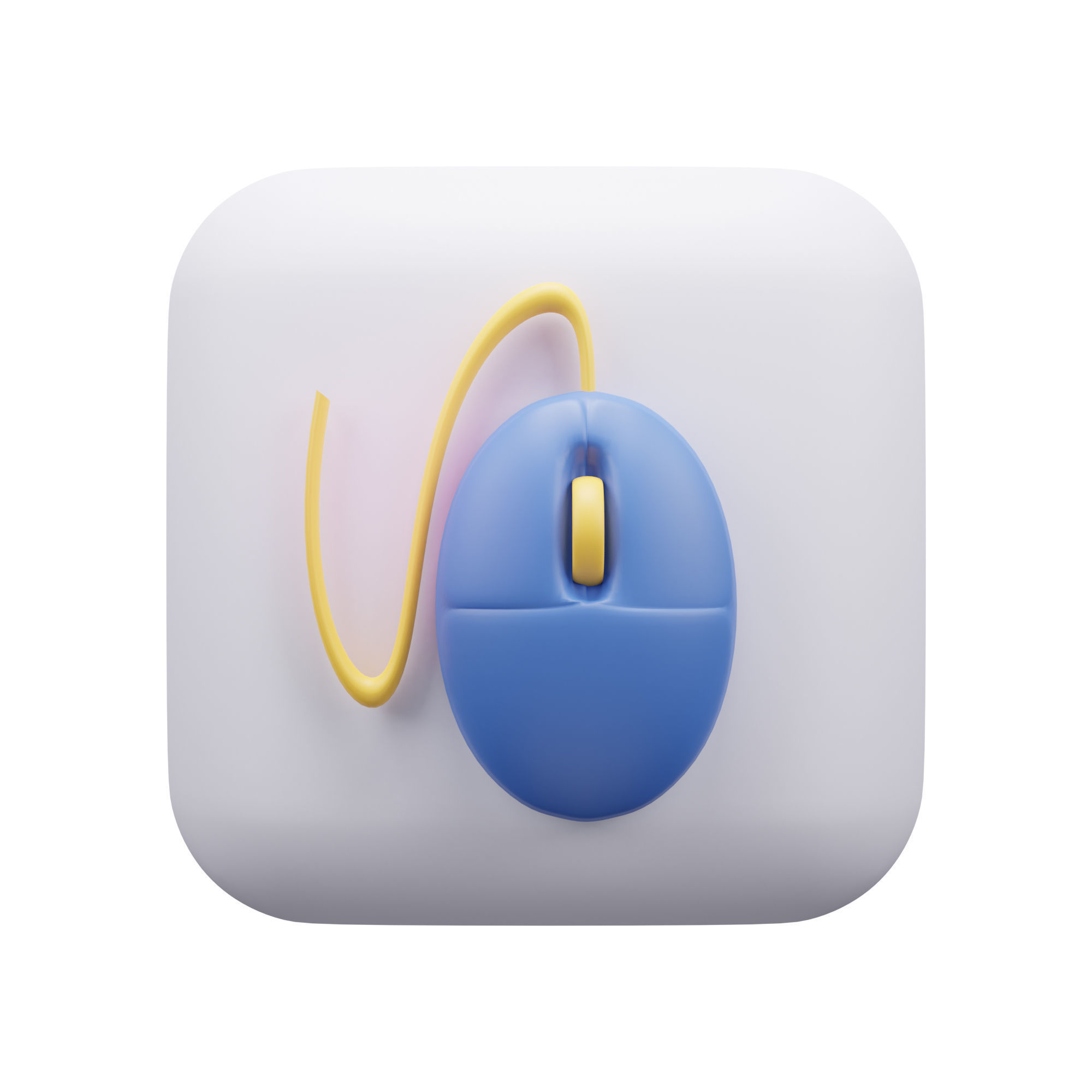 Contact Us Icon Pack 3D Model Low-poly 3D model_25