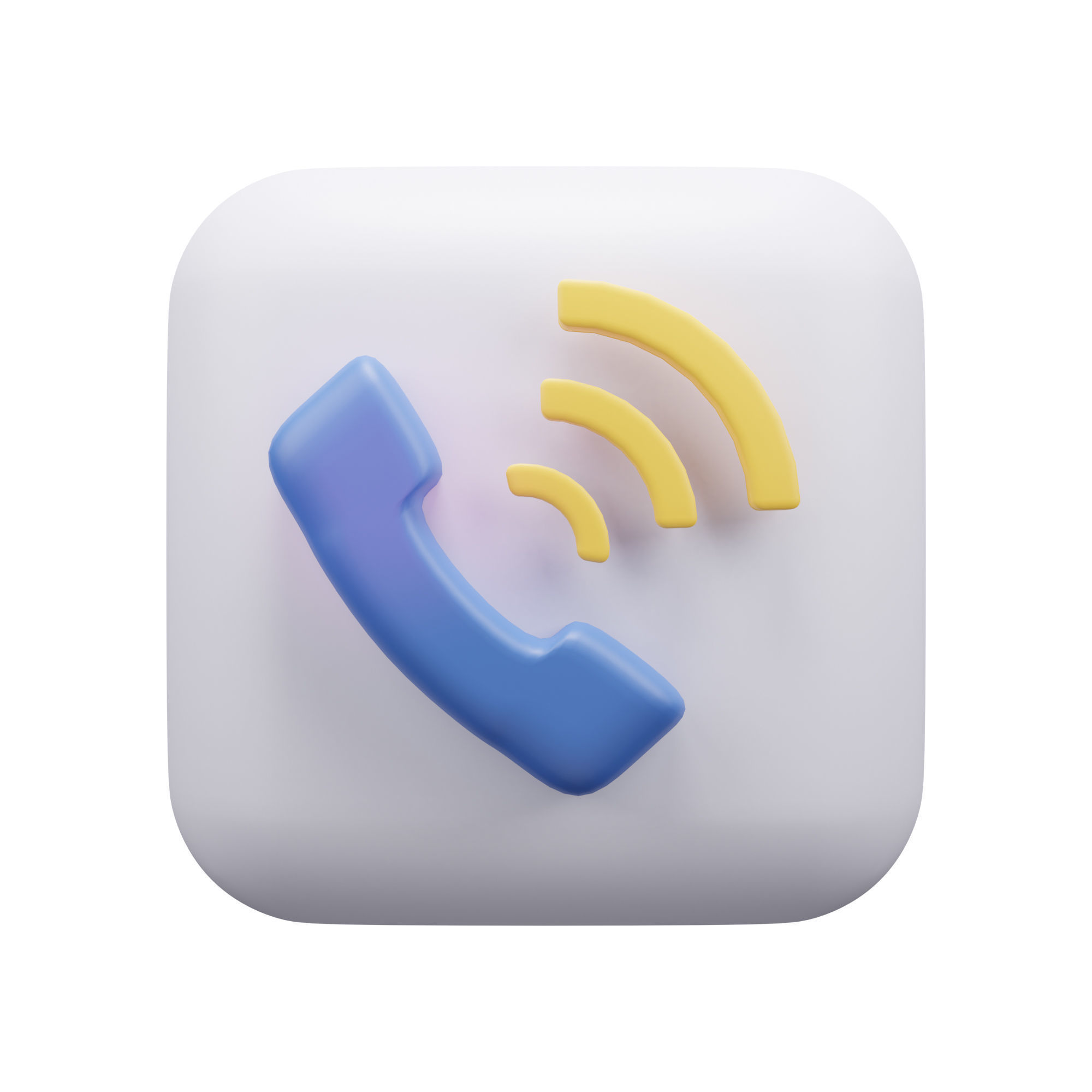 Contact Us Icon Pack 3D Model Low-poly 3D model_36