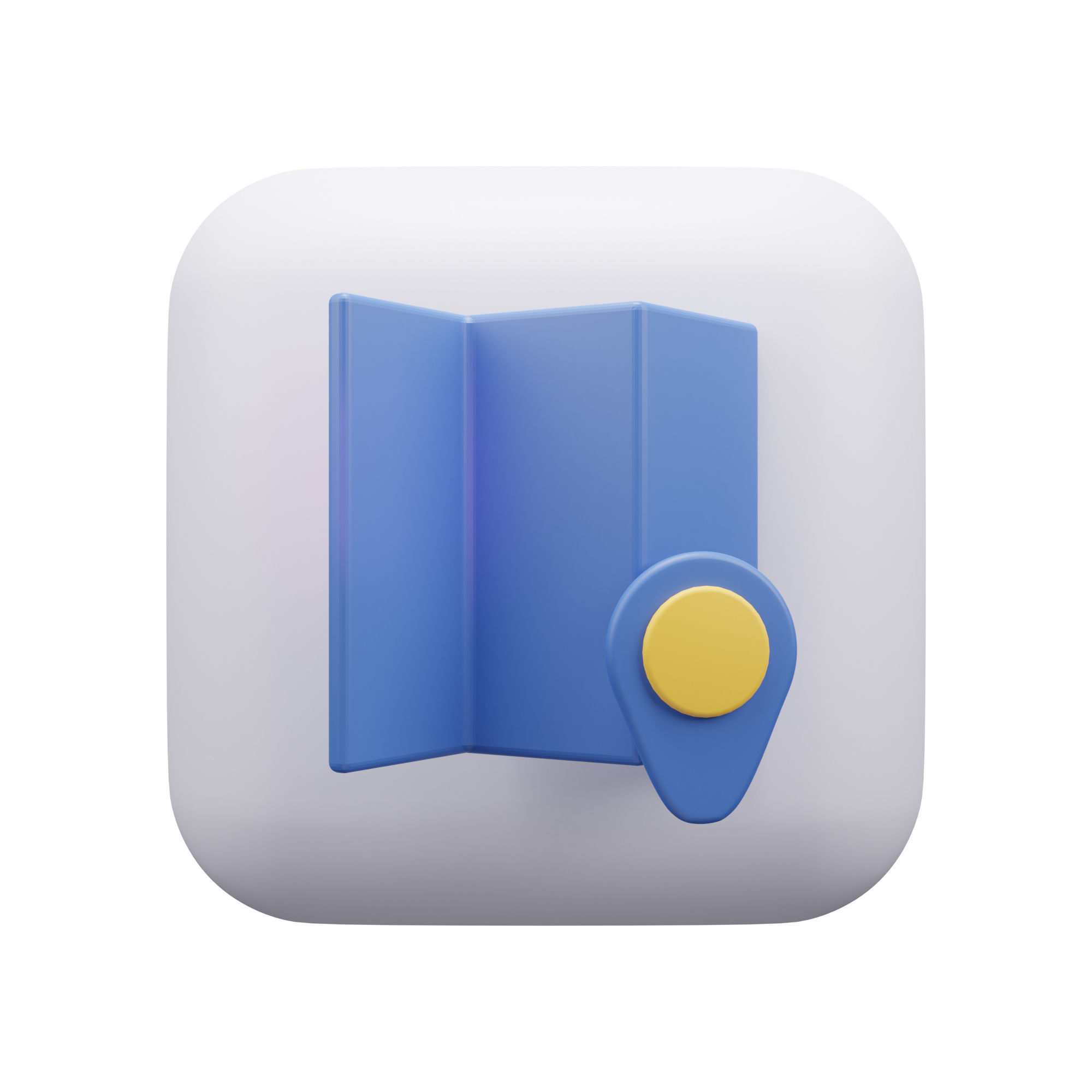 Contact Us Icon Pack 3D Model Low-poly 3D model_21