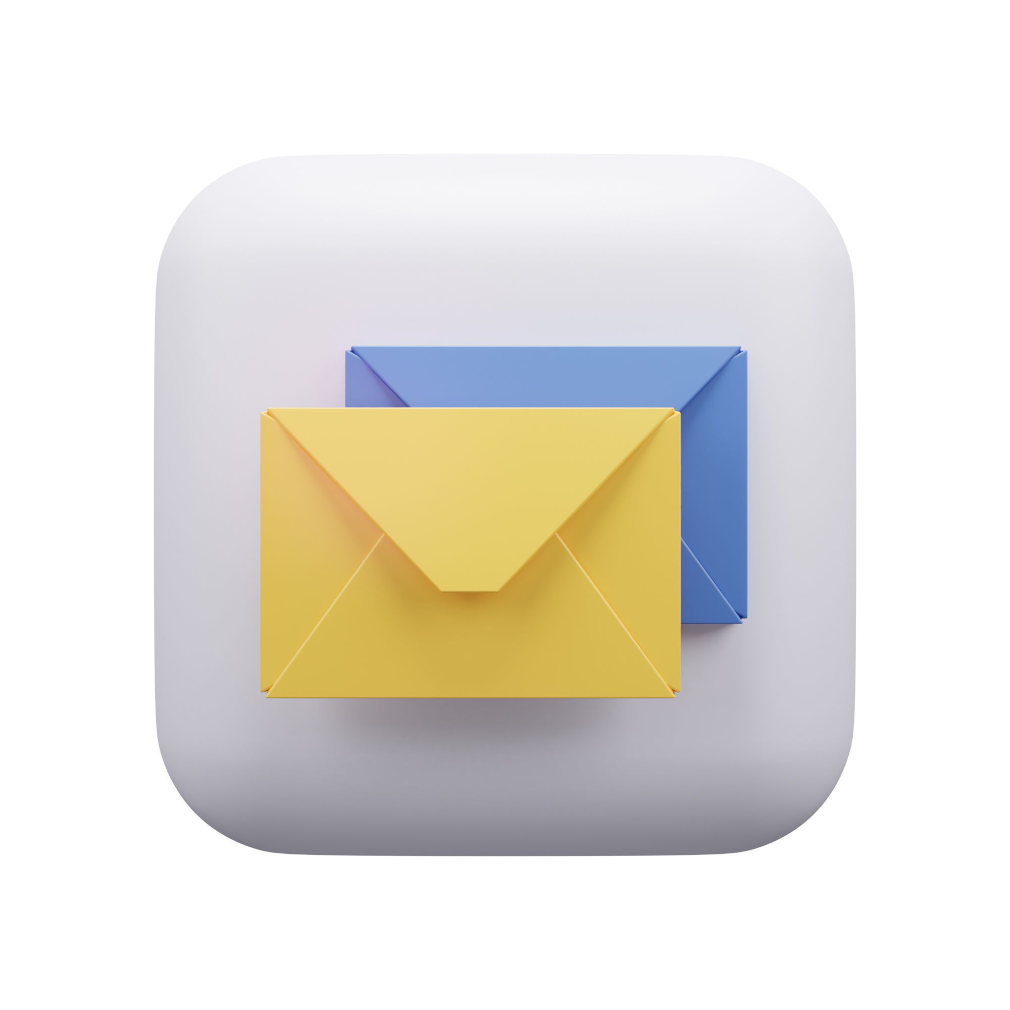 Contact Us Icon Pack 3D Model Low-poly 3D model_11