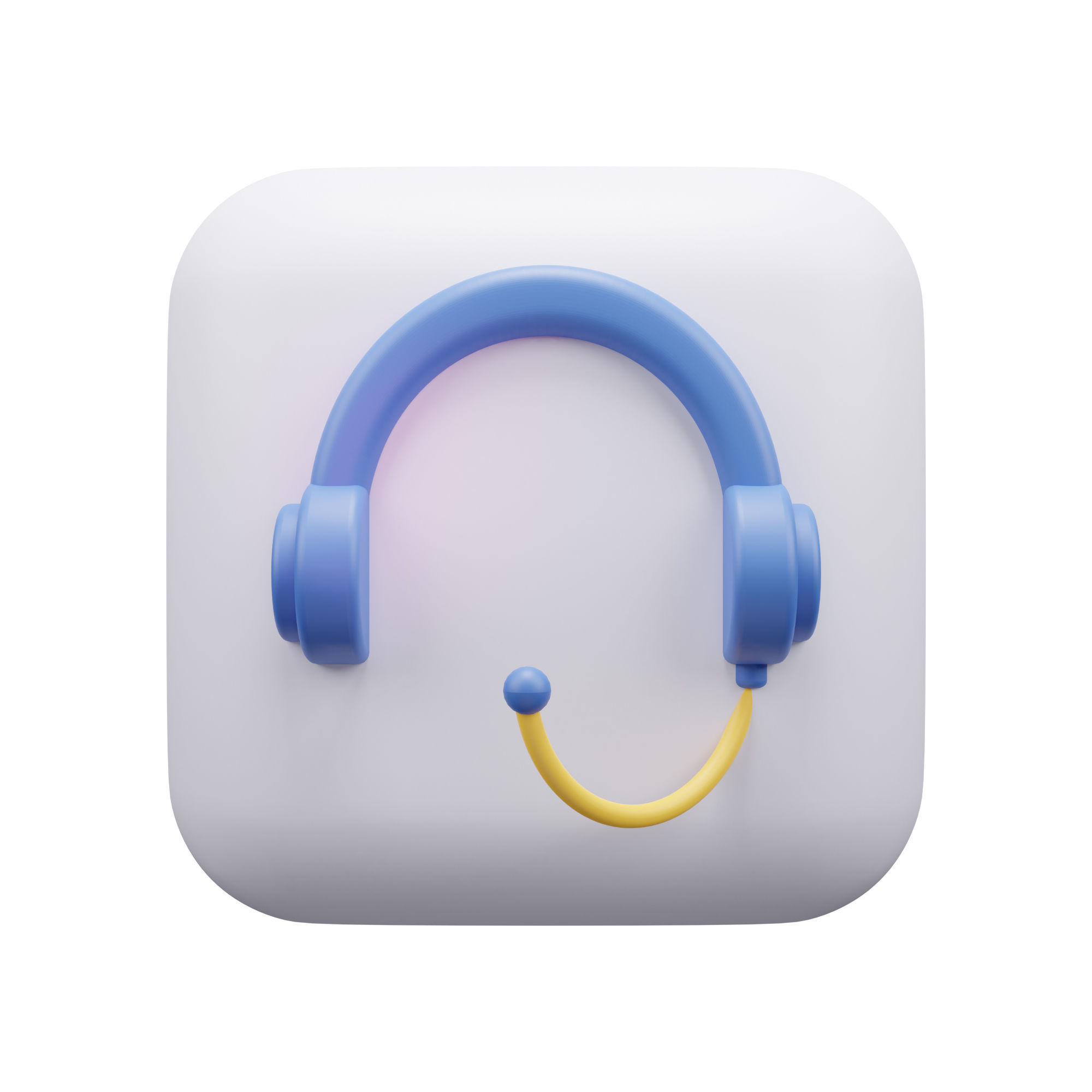 Contact Us Icon Pack 3D Model Low-poly 3D model_13