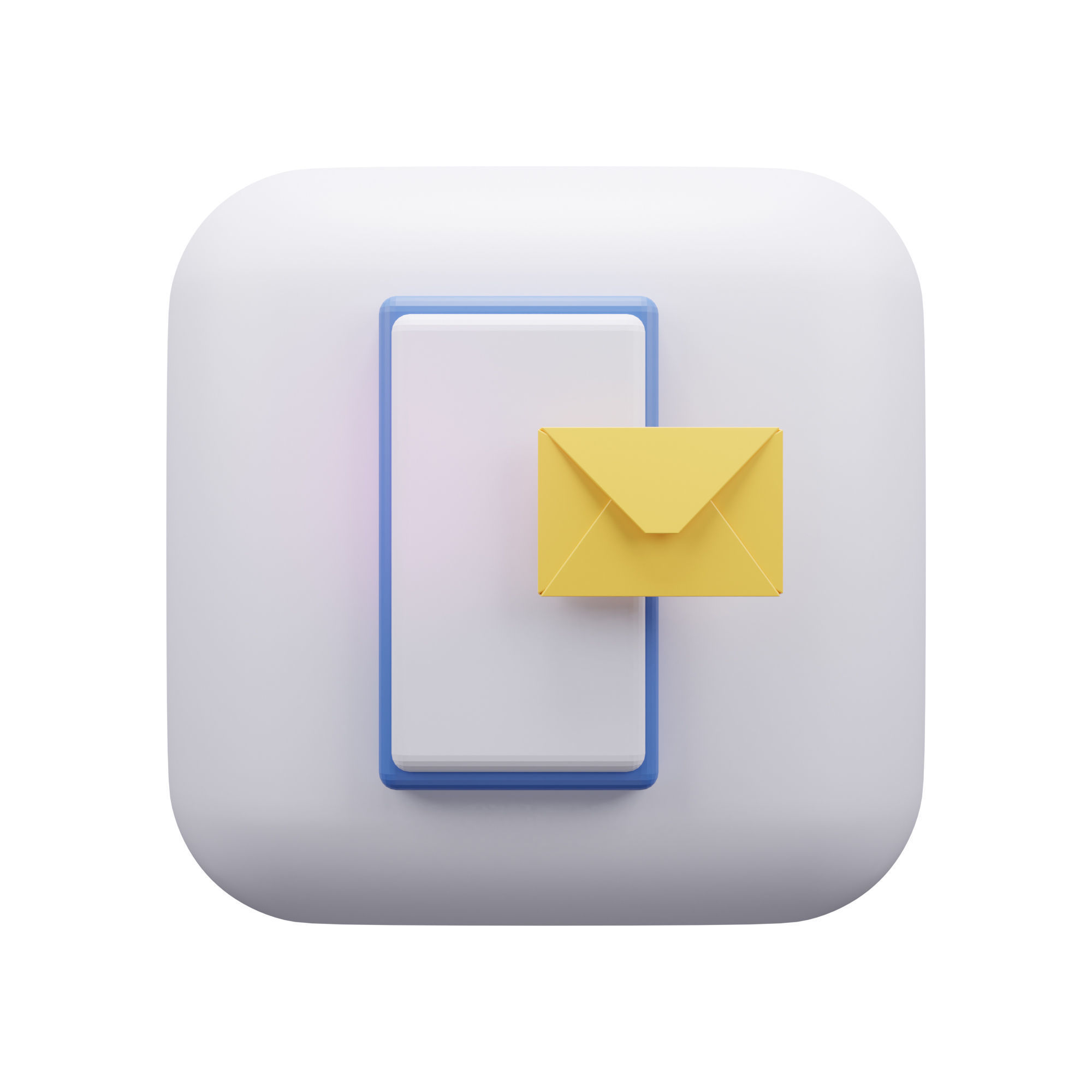 Contact Us Icon Pack 3D Model Low-poly 3D model_30