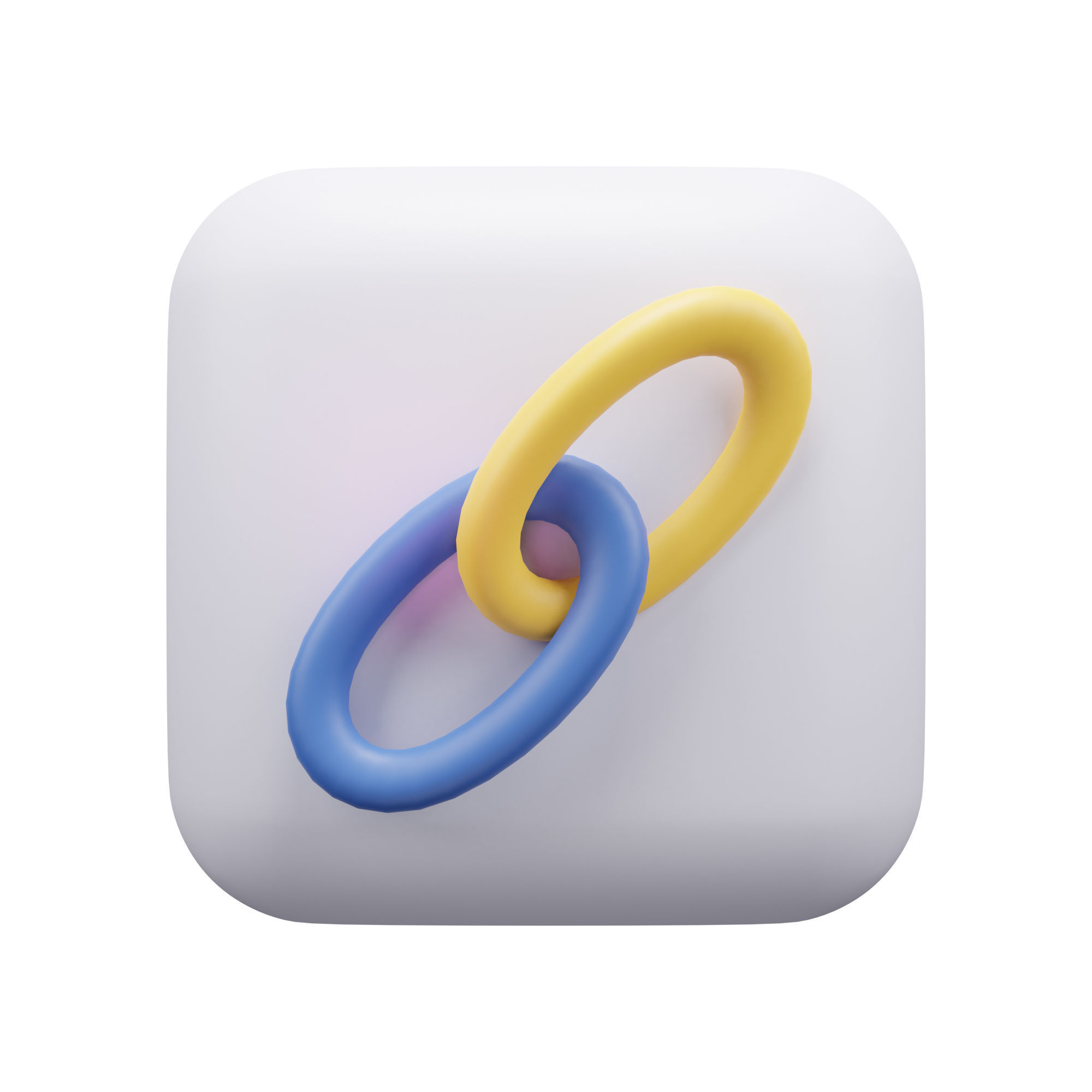 Contact Us Icon Pack 3D Model Low-poly 3D model_19