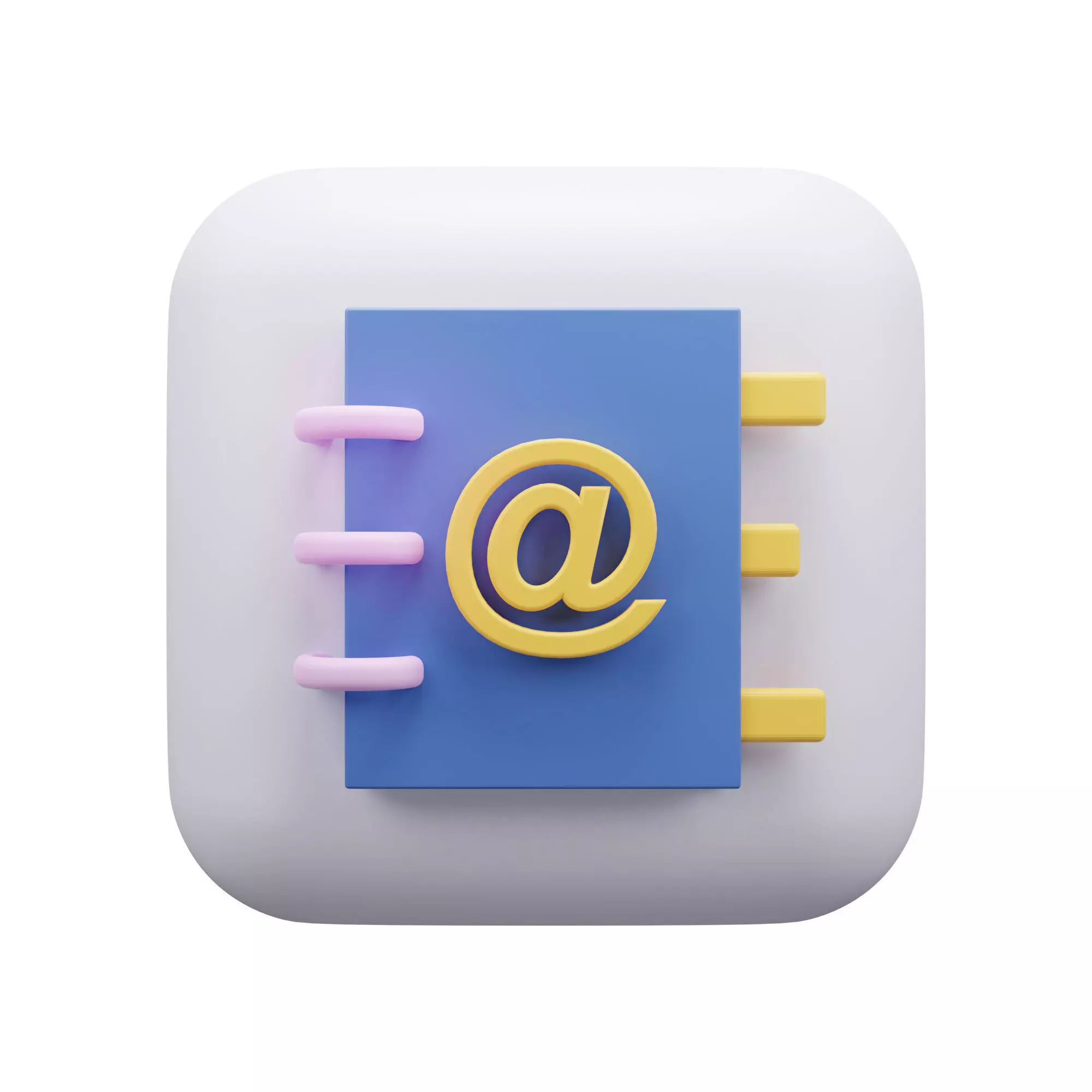 Contact Us Agenda Low-poly 3D model_0