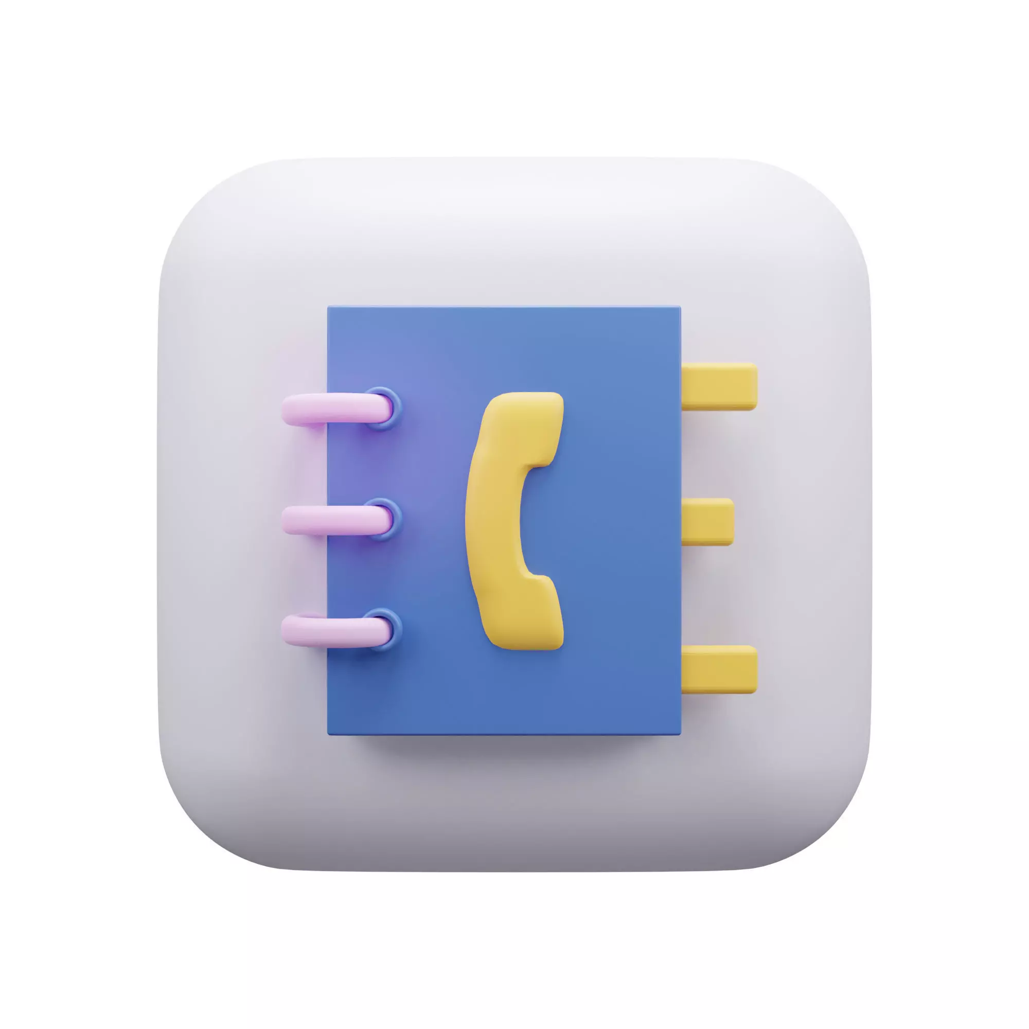 Contact Us Agenda Low-poly 3D model_0