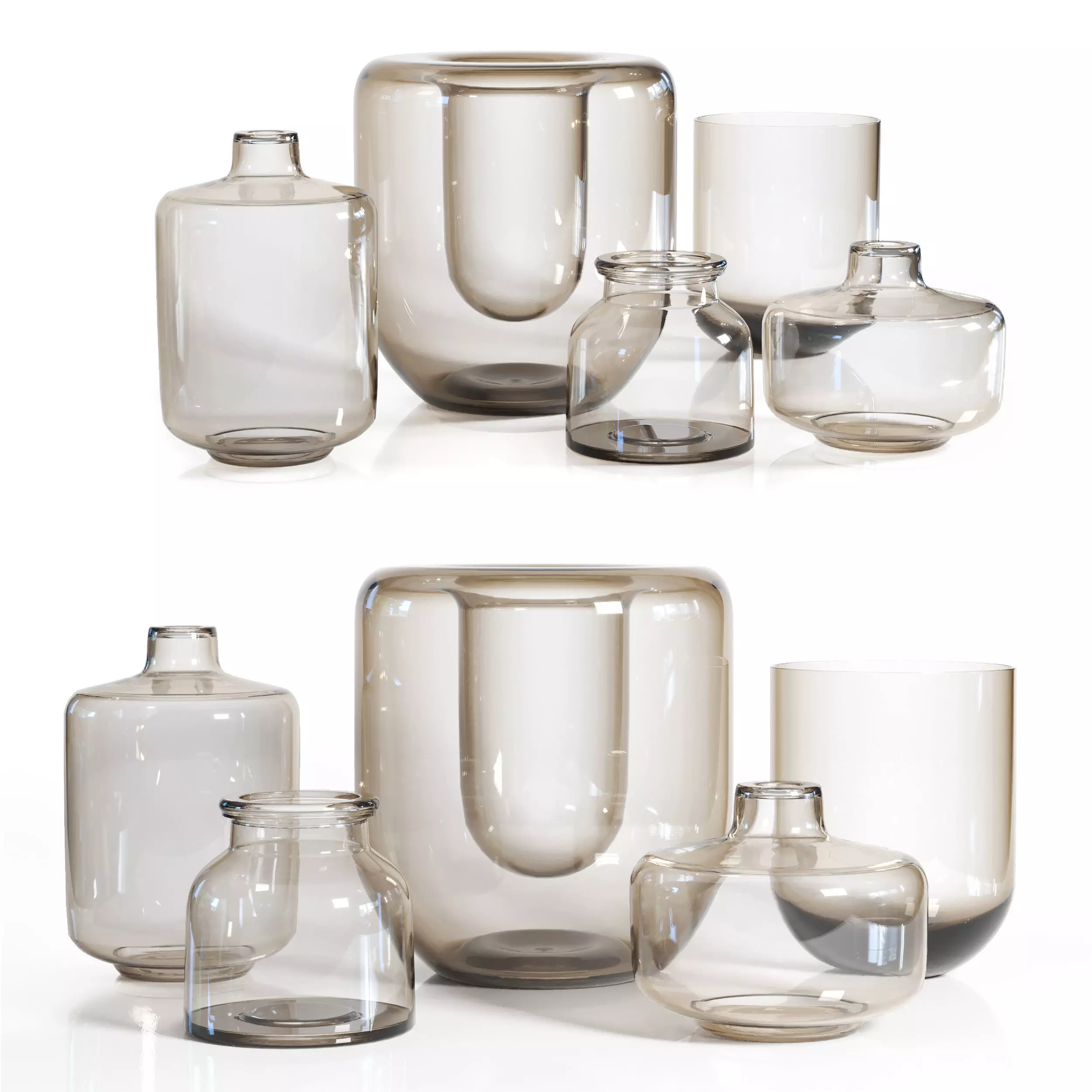 Mickleton  Kristina Recycled Glass Vase  Low-poly 3D model_0