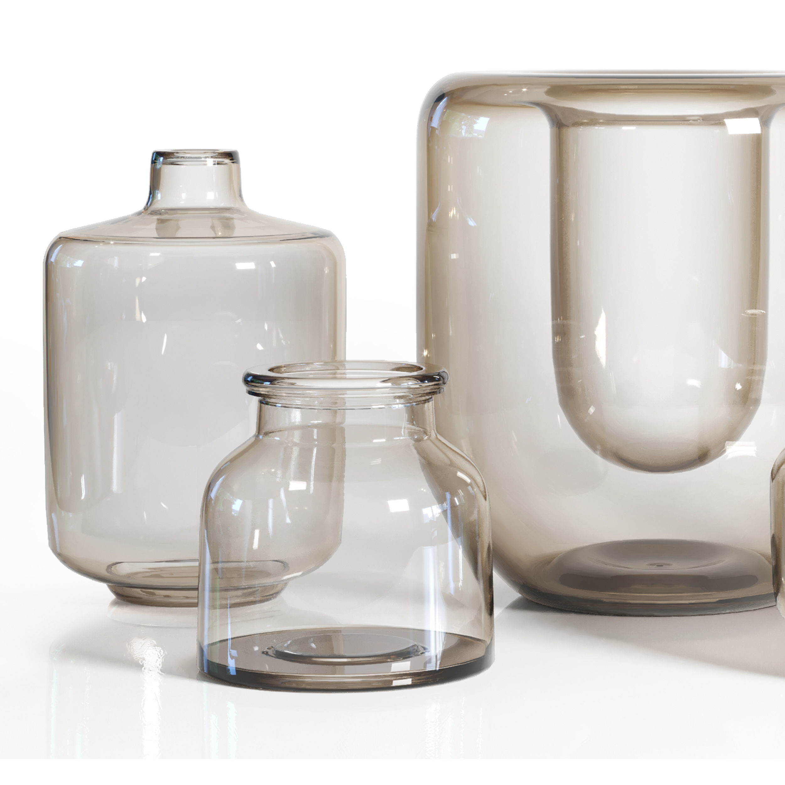 Mickleton  Kristina Recycled Glass Vase  Low-poly 3D model_4