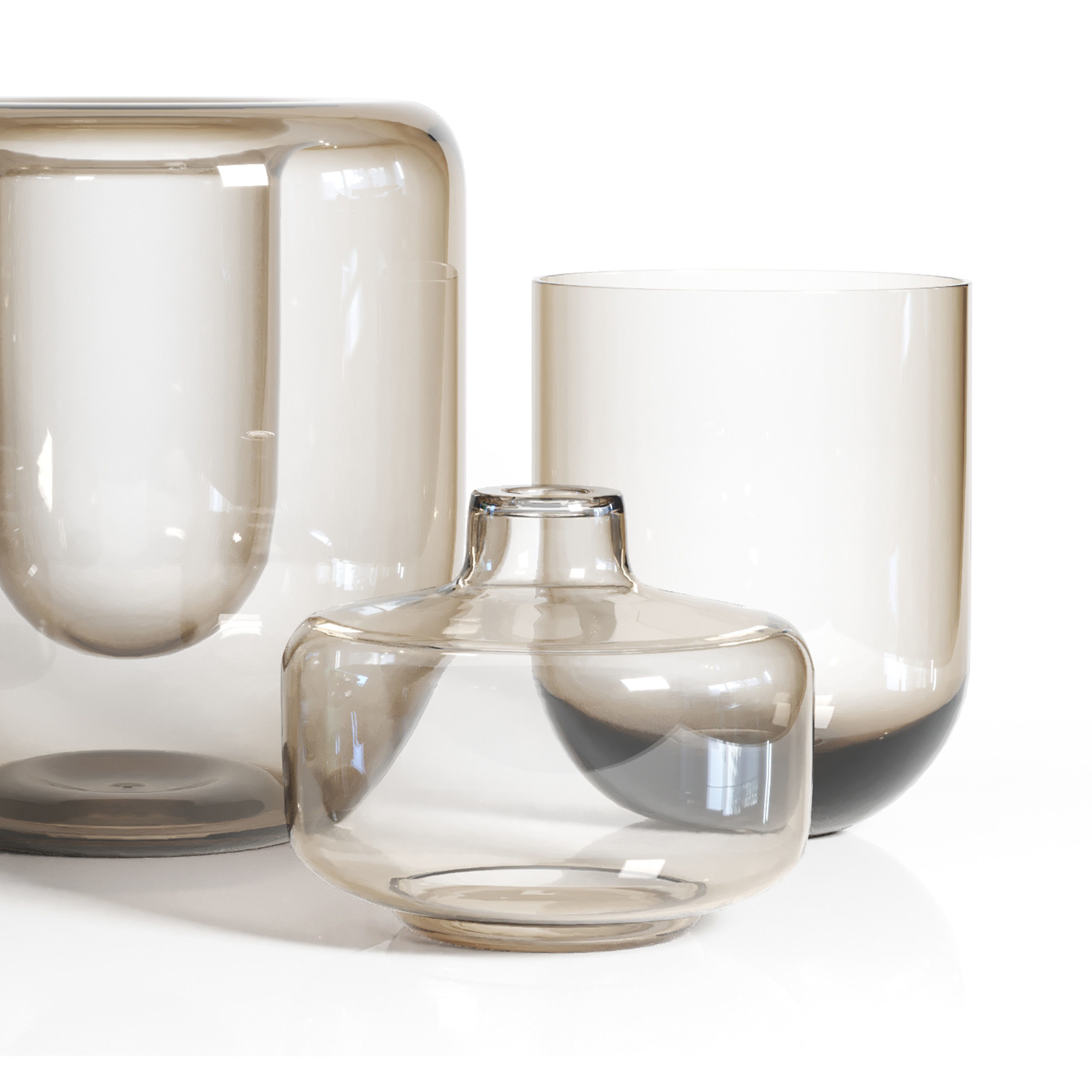 Mickleton  Kristina Recycled Glass Vase  Low-poly 3D model_5