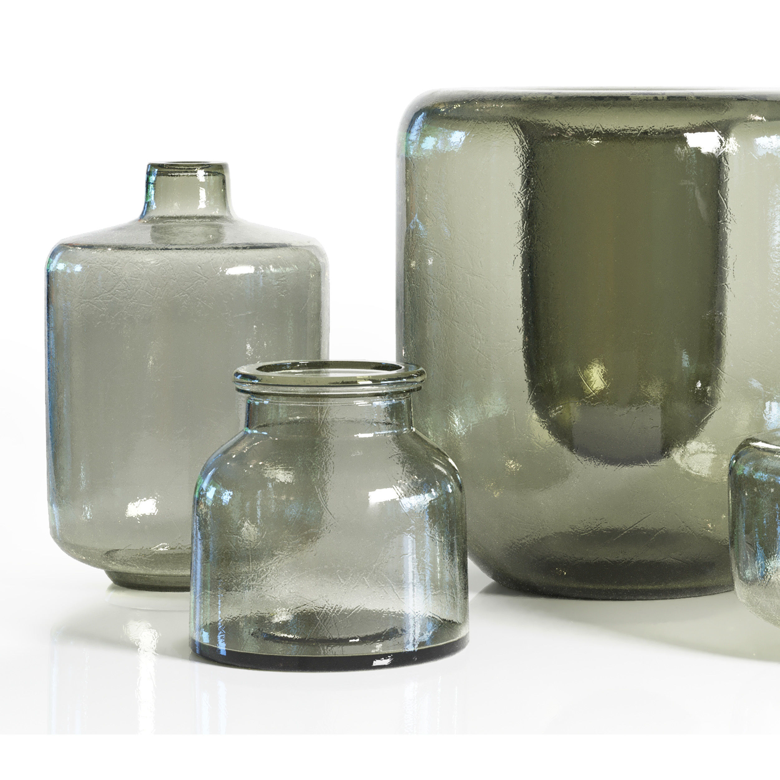 Mickleton  Kristina Recycled Glass Vase  Low-poly 3D model_2