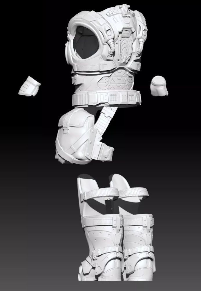 3D Print Model Gears Of War Augustus -Cole Train- Cole 3D print model_2