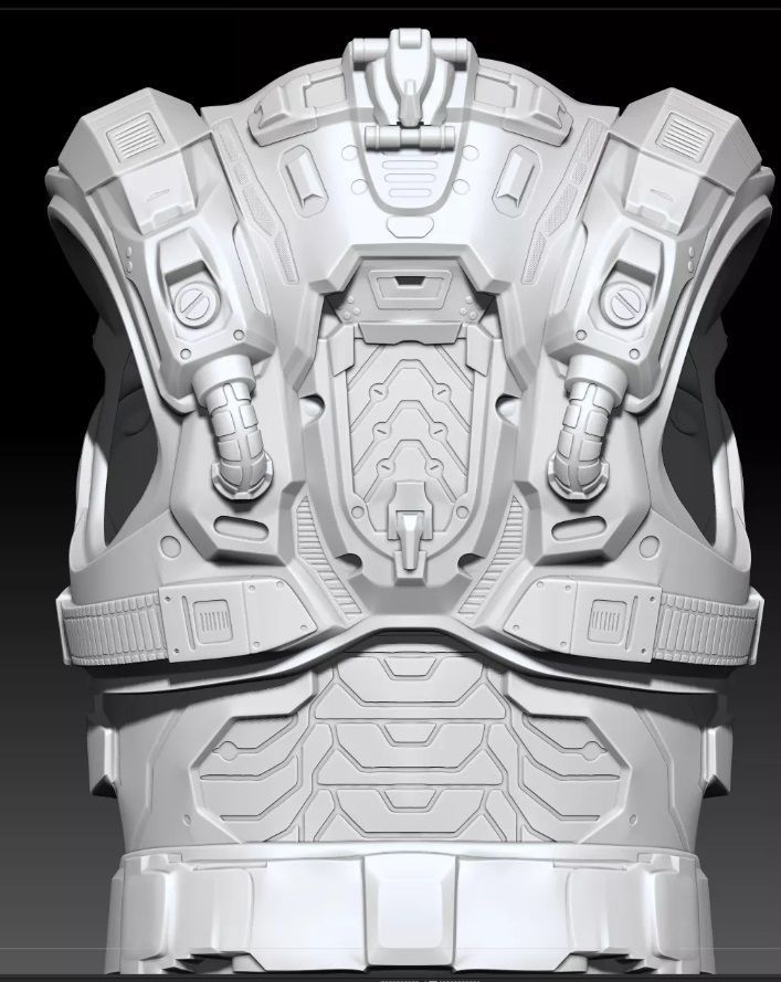 3D Print Model Gears Of War Augustus -Cole Train- Cole 3D print model_6