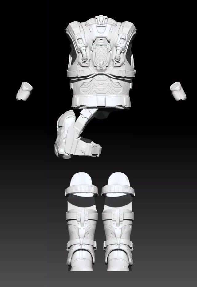 3D Print Model Gears Of War Augustus -Cole Train- Cole 3D print model_3