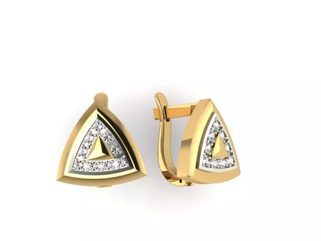 Earring G0005 3D print model_0