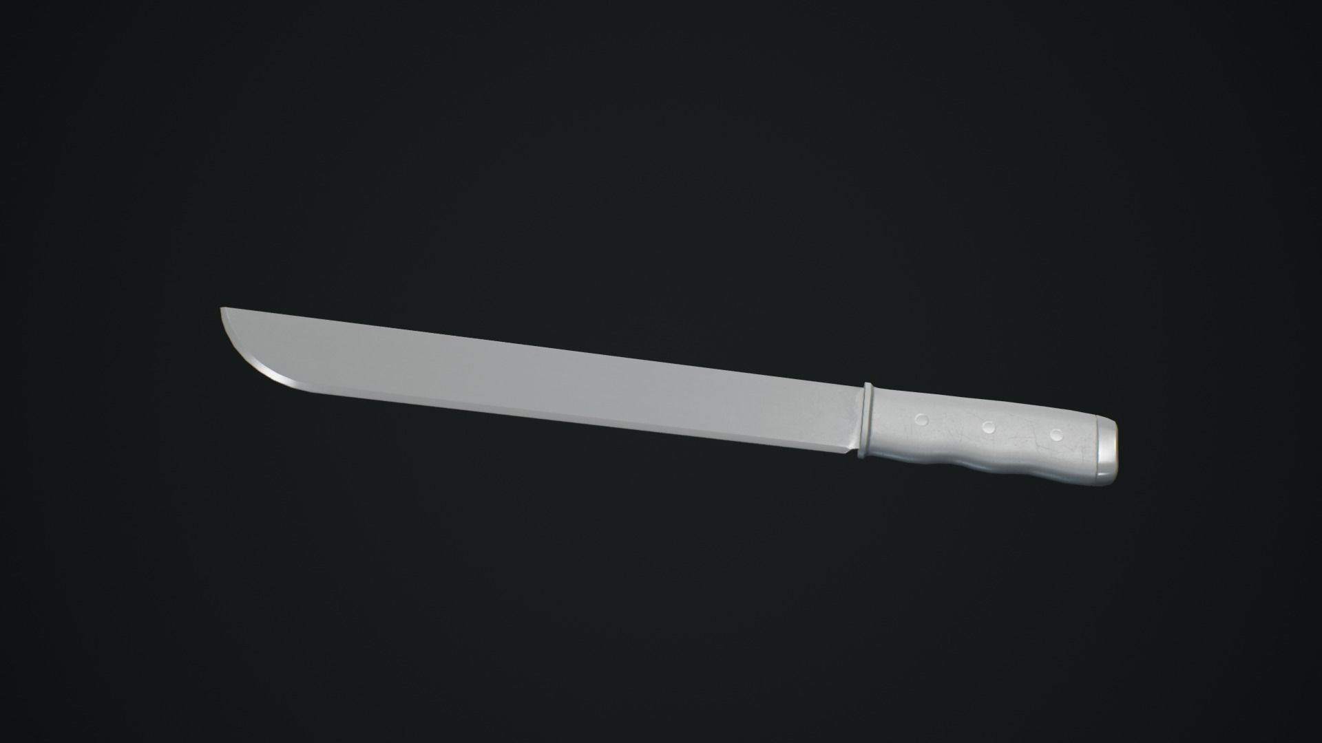 Survival Props Package - Machete Low-poly 3D model_5