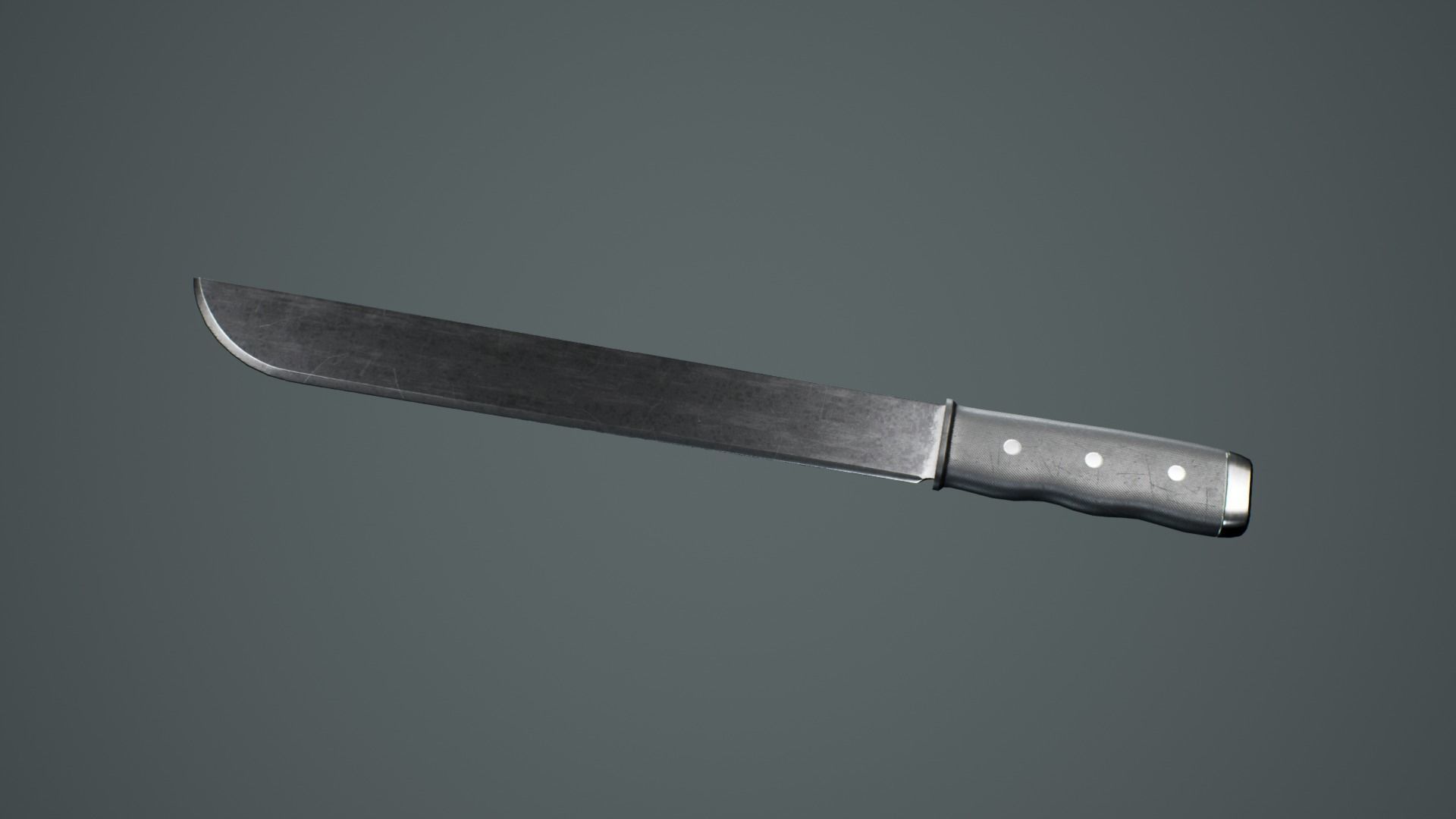 Survival Props Package - Machete Low-poly 3D model_1