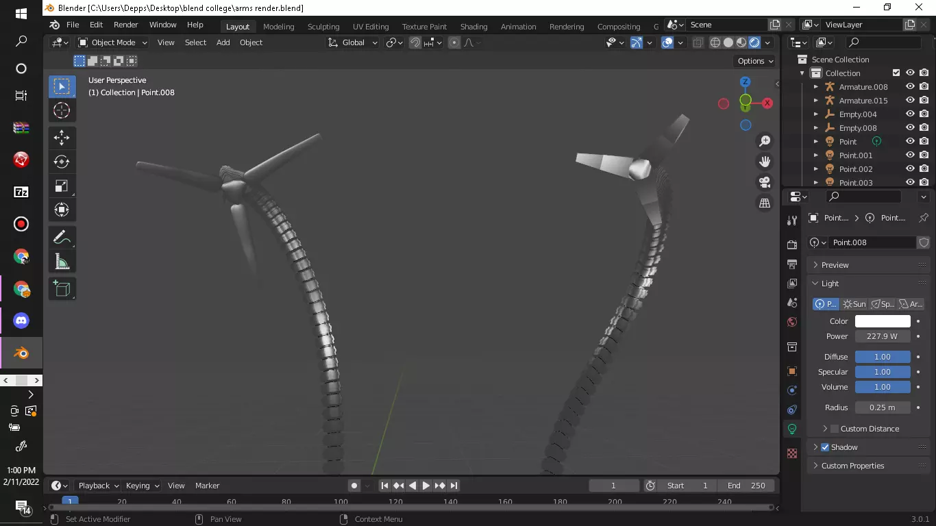 Doctor Octopus Doc Ock Updated Rigged Mechanical Arms  3D model_0