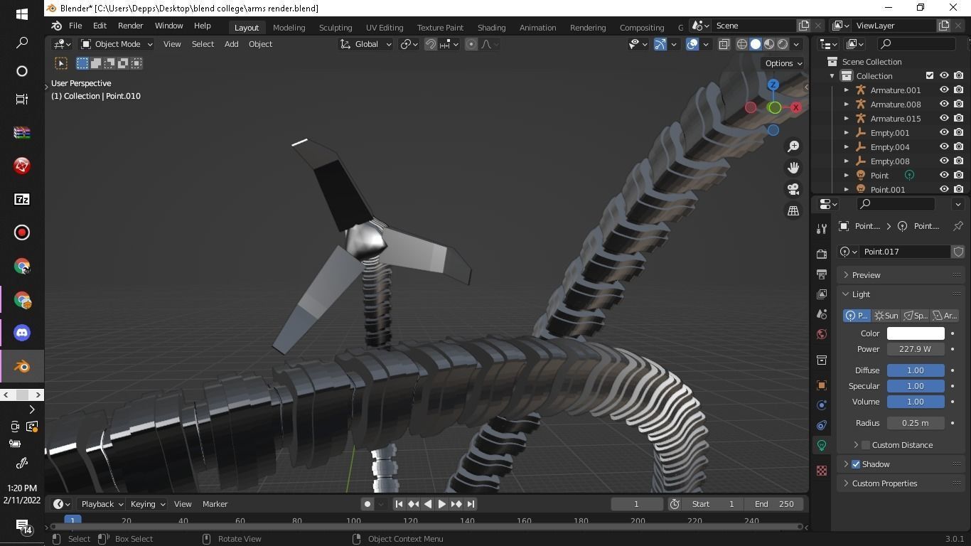 Doctor Octopus Doc Ock Updated Rigged Mechanical Arms  3D model_3