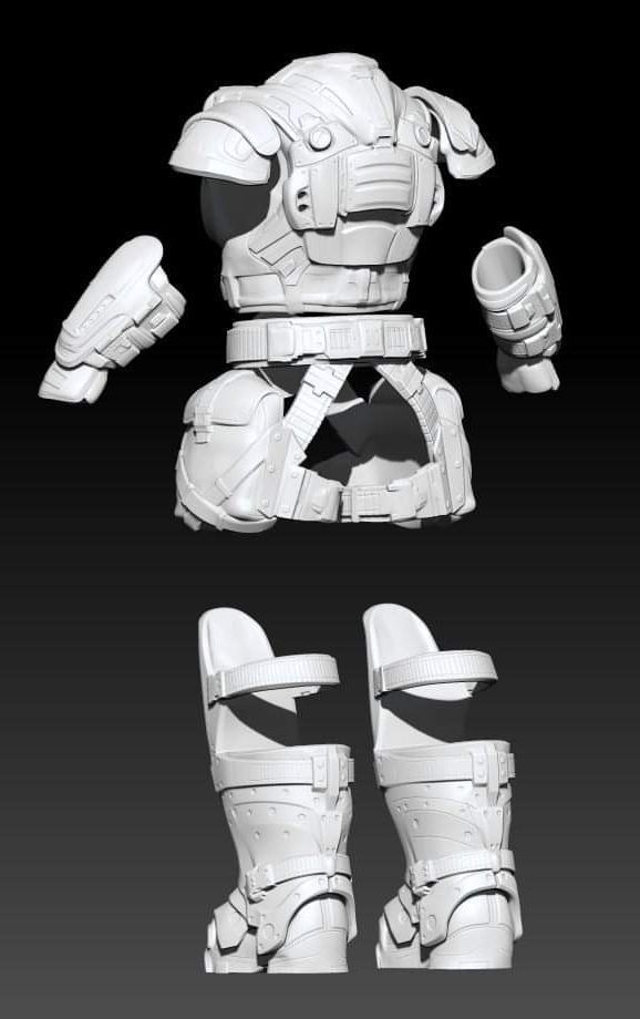 3D Print Model Gears Of War Dominic Santiago 3D print model_4