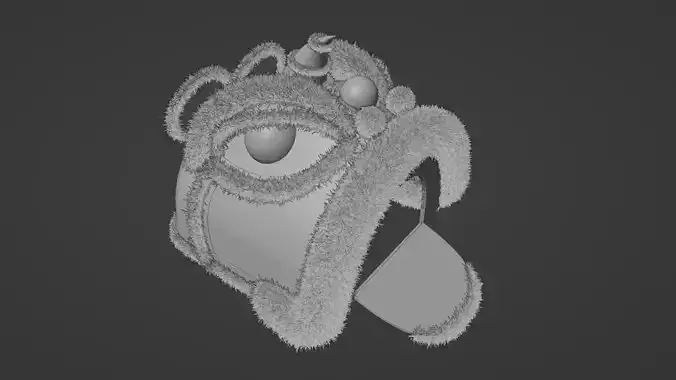 Dancing Lion Head 3D model