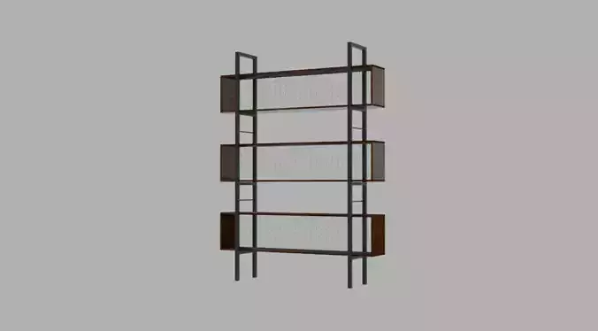 Bookcase with four shelves
