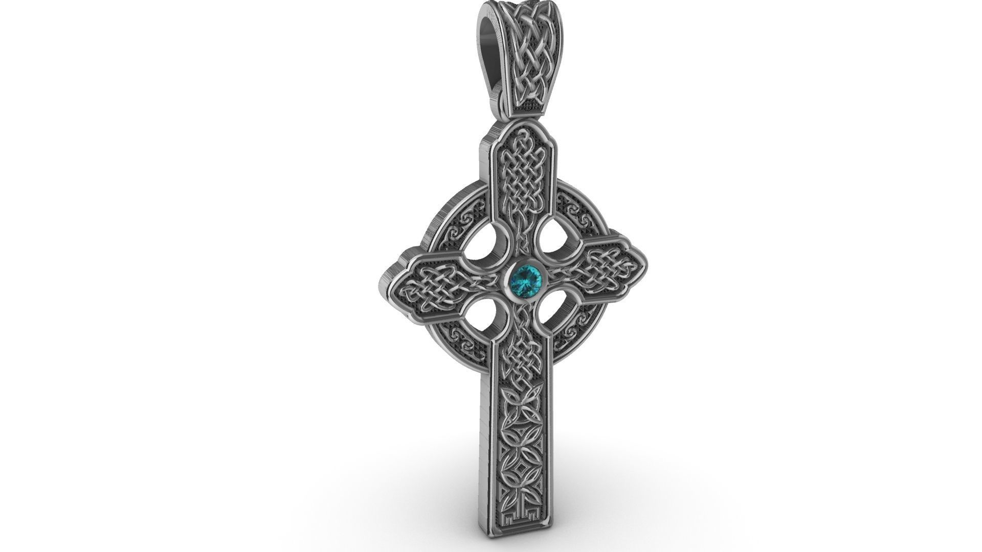 Celtic Cross Cruz Celta 3D print model_7