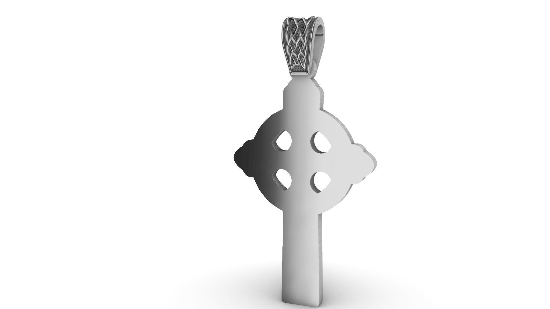 Celtic Cross Cruz Celta 3D print model_5