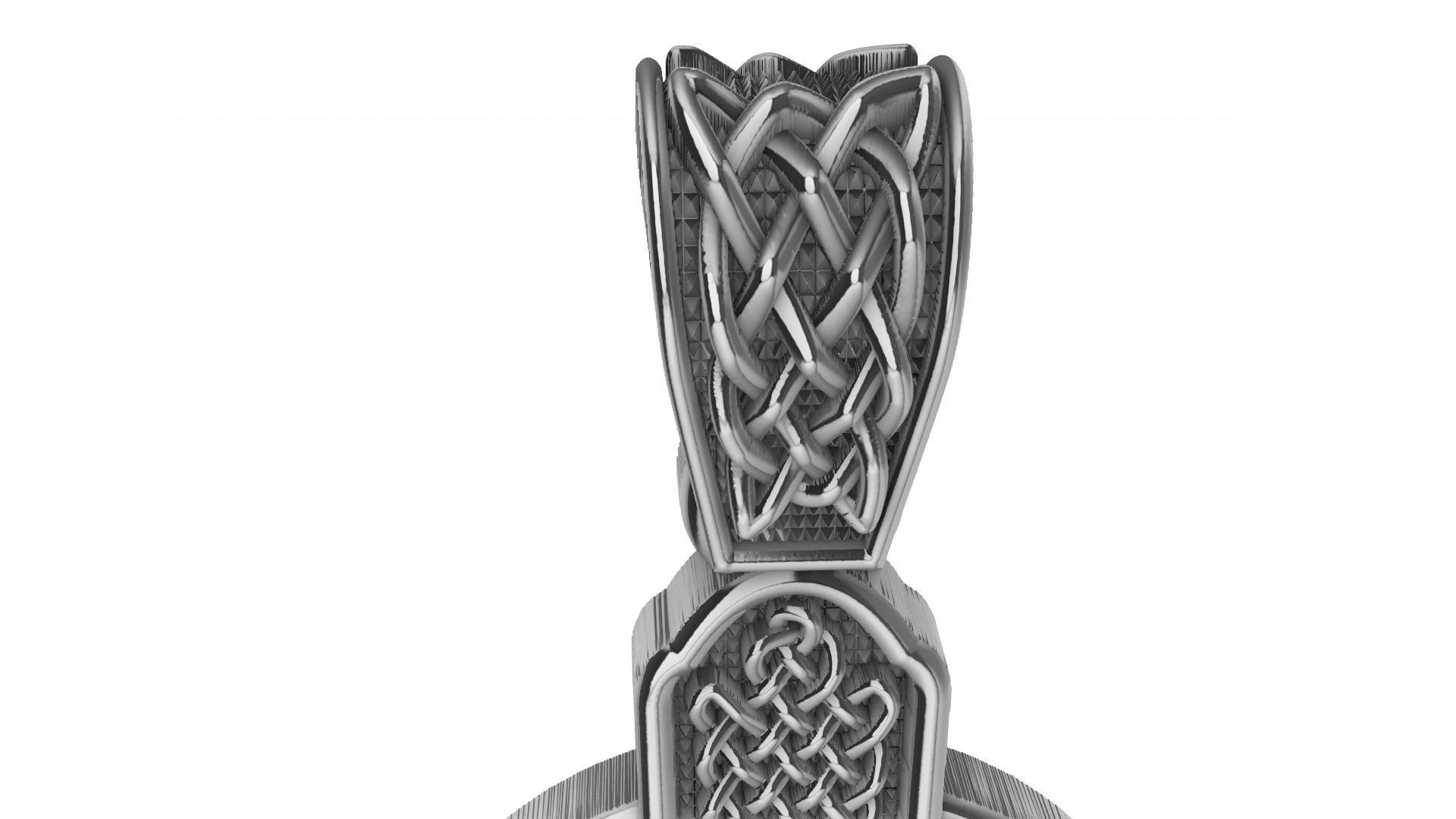 Celtic Cross Cruz Celta 3D print model_12