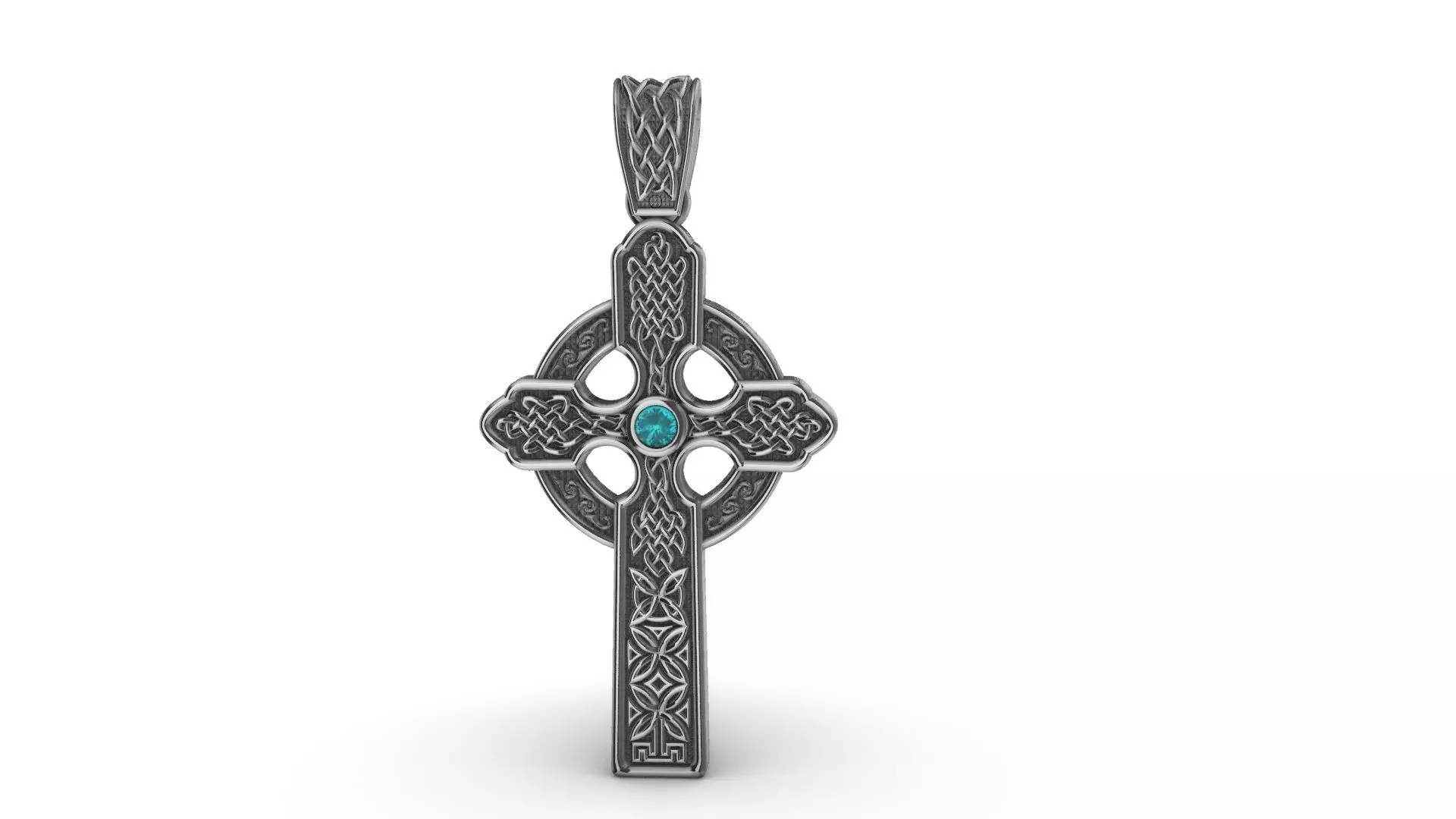 Celtic Cross Cruz Celta 3D print model_0