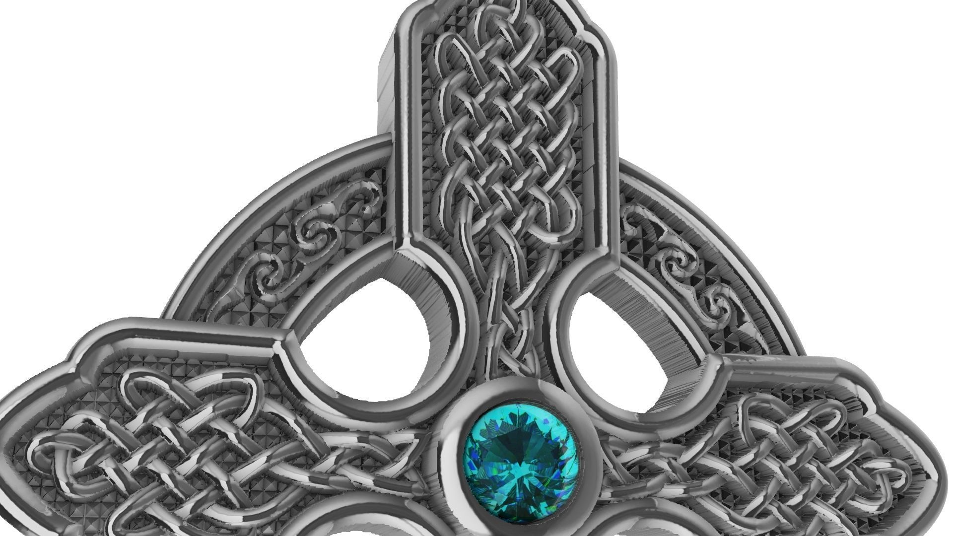 Celtic Cross Cruz Celta 3D print model_8