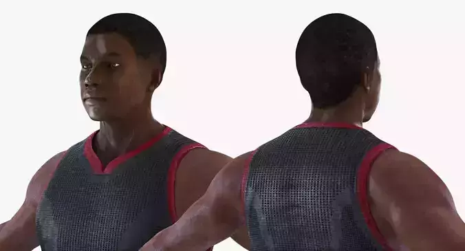Basketball Player Rigged for Cinema 4D