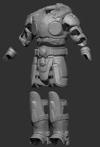 3D Print Model Gears Of War Marcus Fenix 3D print model