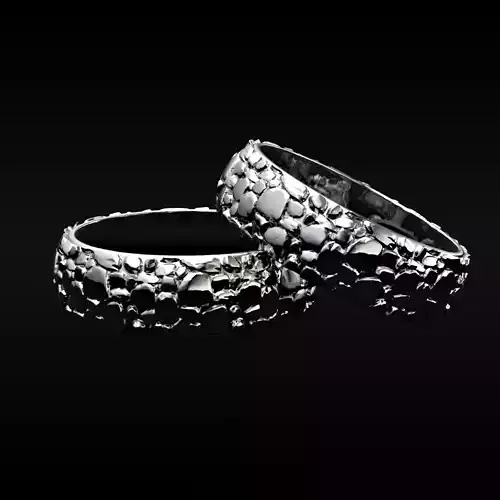 Stony Road Ring 3D print model