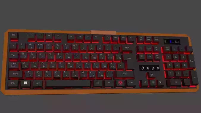 keyboard computer with lights