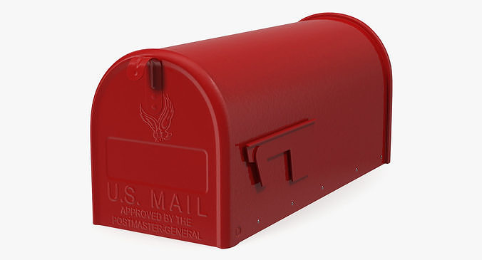 US Style Letterbox 3D model
