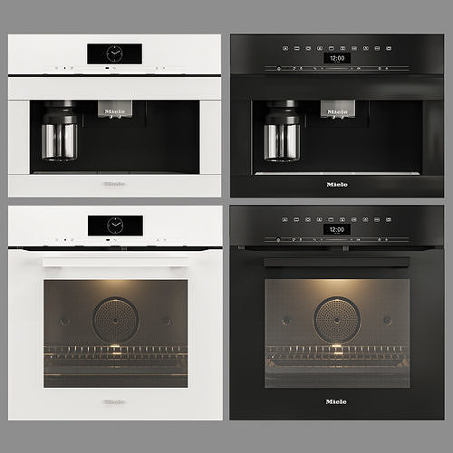 Set miele appliance 3D model
