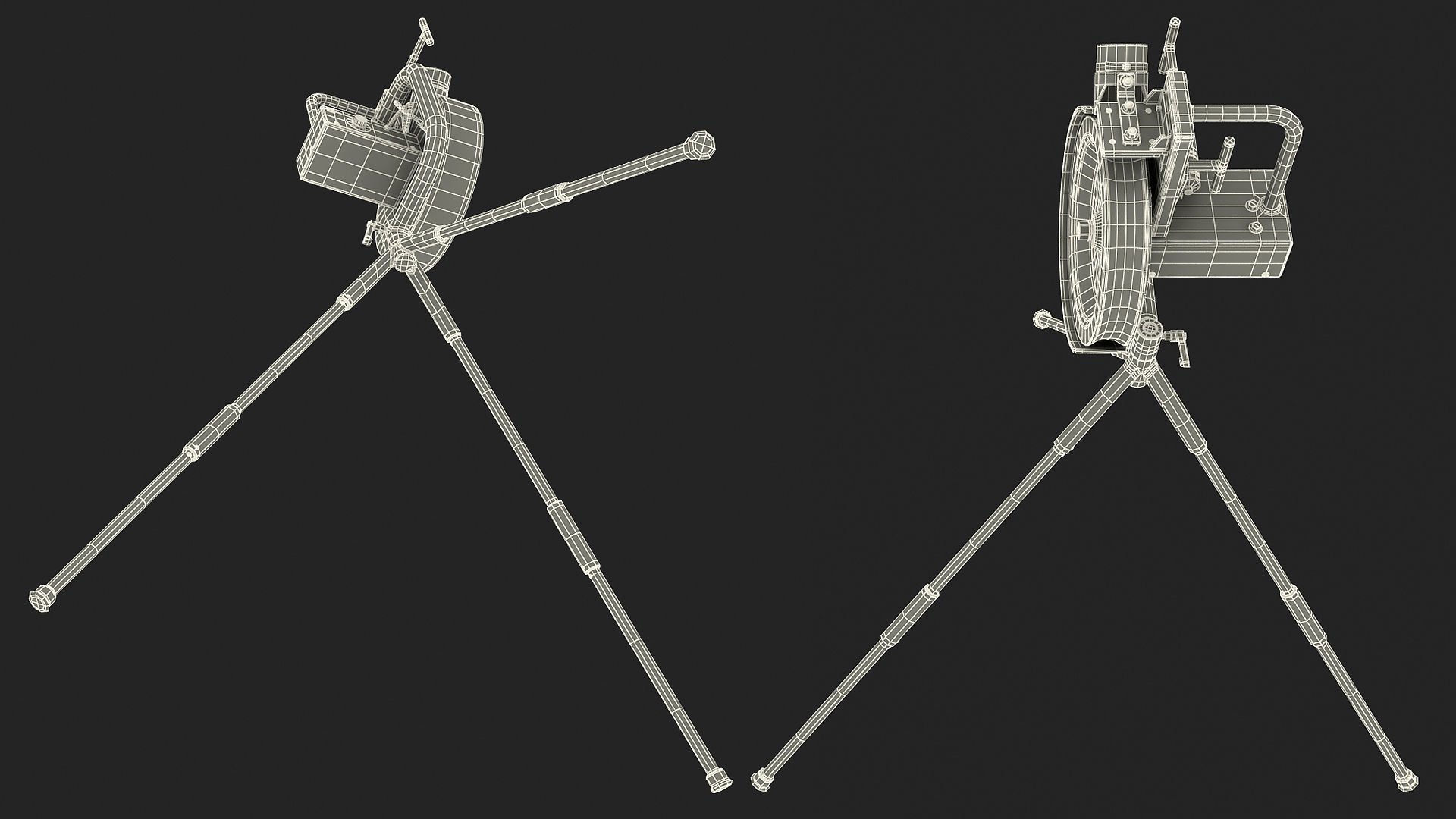 Baseball Pitching Machine 3D model_17