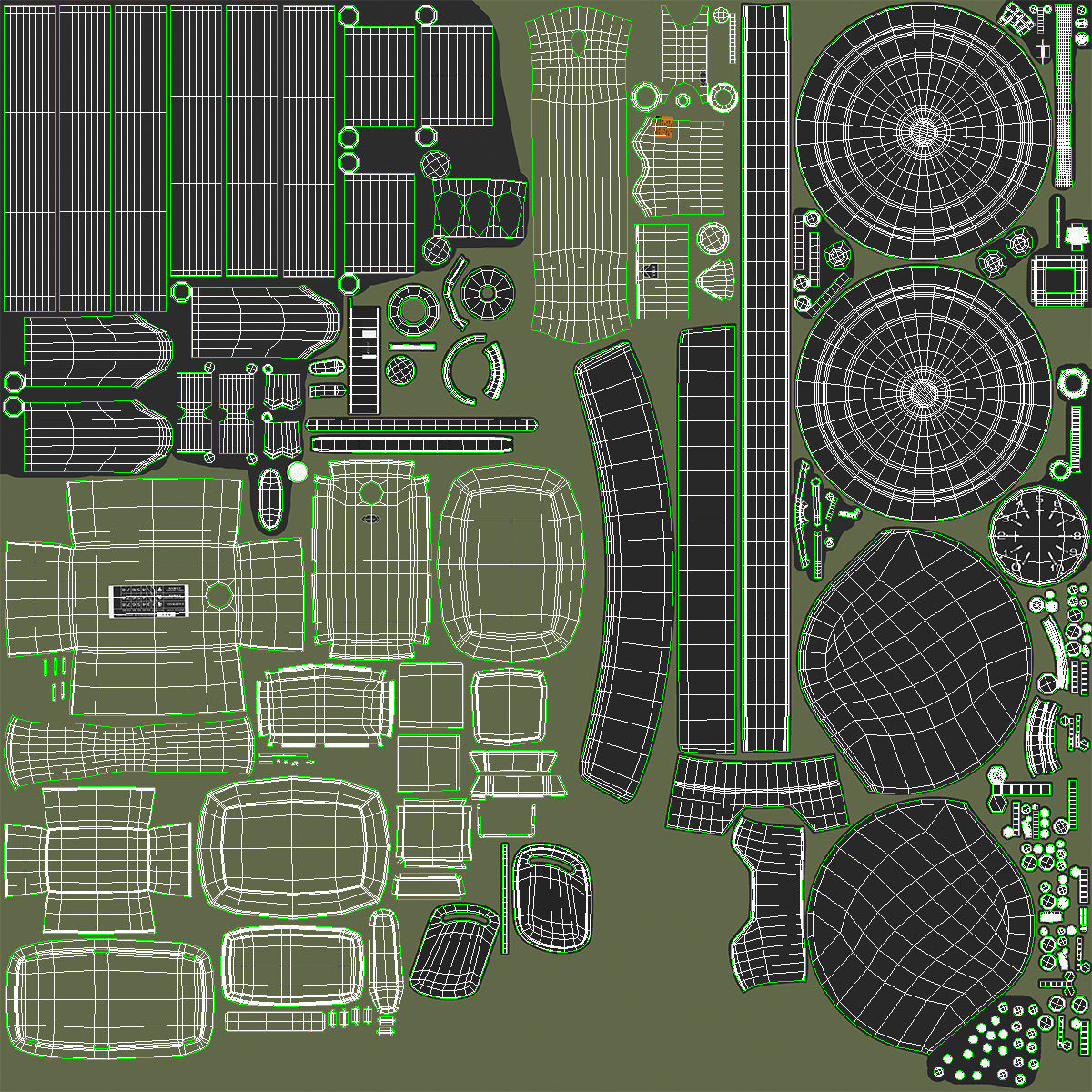 Baseball Pitching Machine 3D model_13