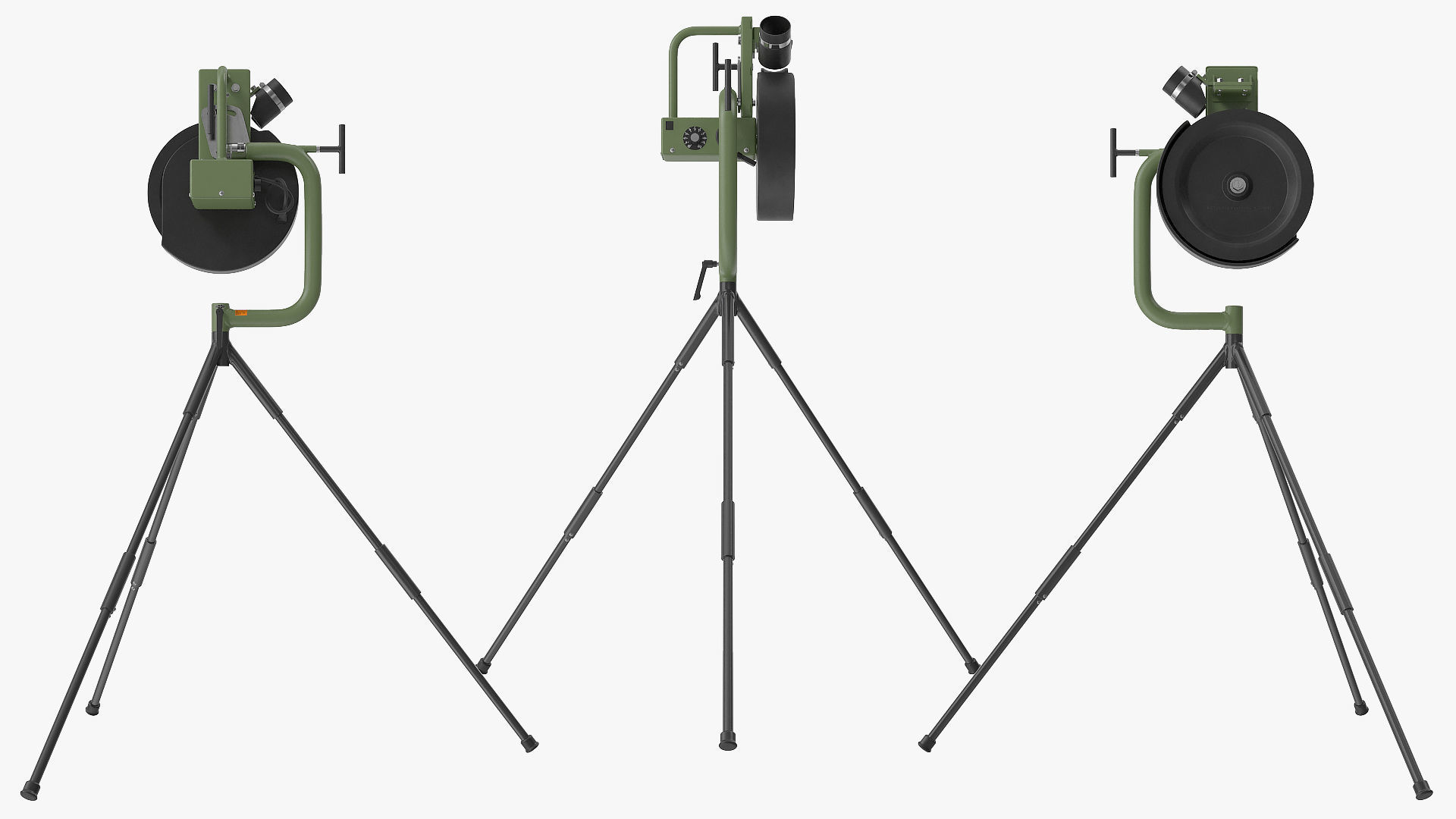 Baseball Pitching Machine 3D model_2
