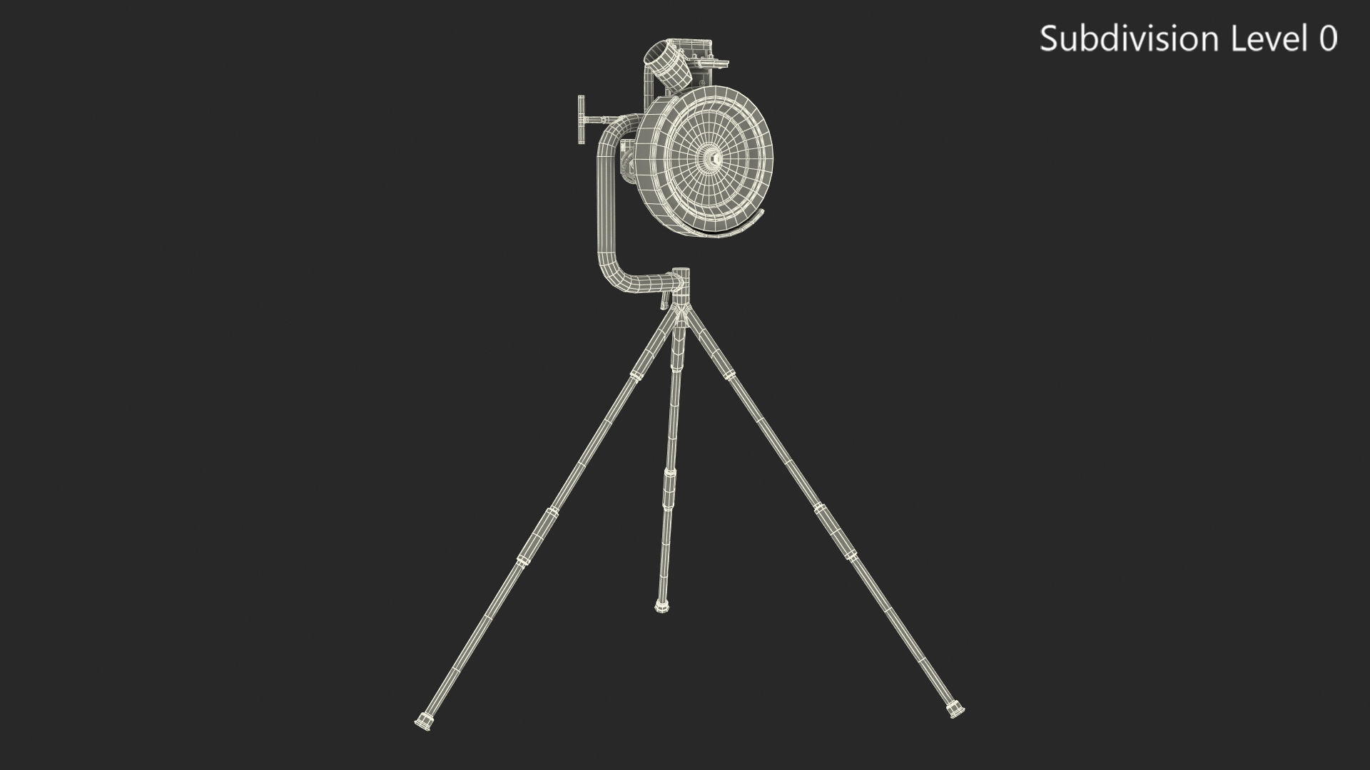 Baseball Pitching Machine 3D model_11