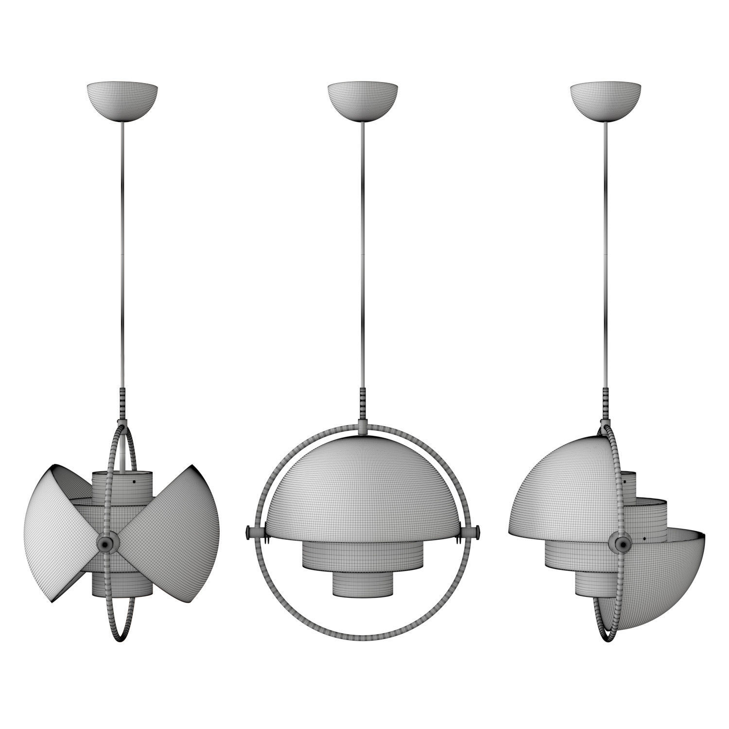 Multi Lite Pendant 3D model_4