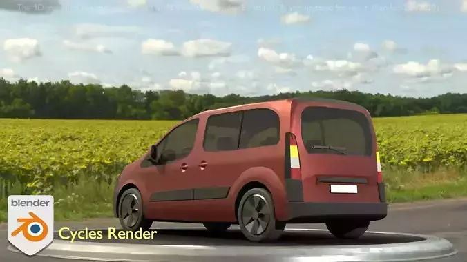 City Car 90 Utility Vehicles Van Type-D Brown