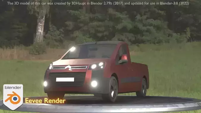 City Car 91 Utility Vehicles Van Pickup 1500 Type-D Brown