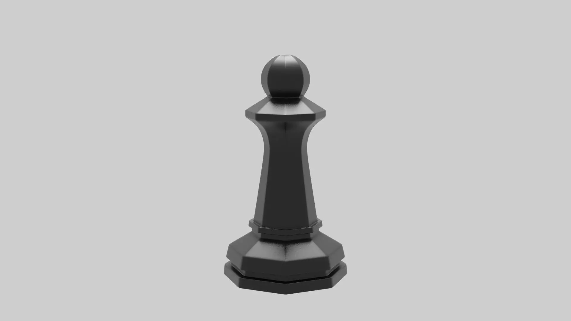 Pawn Chess Coin 3D print model_0